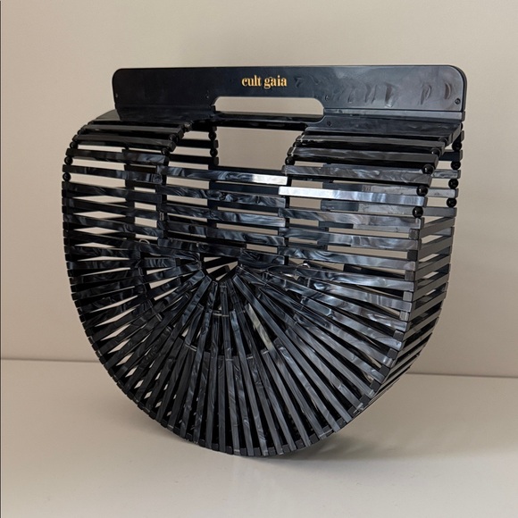 cult gaia Handbags - Cult Gaia Black Small Ark Bag